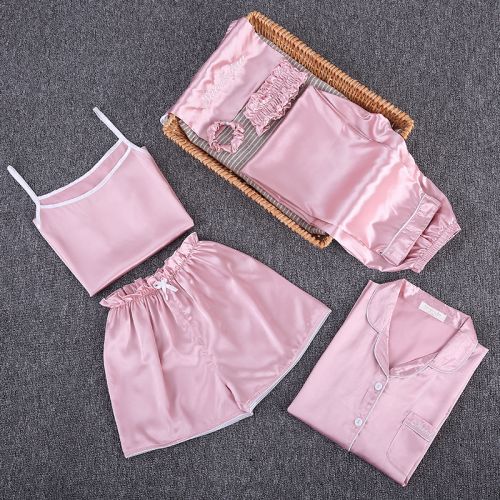 Pyjama pour femme en Polyester à manches longues - Ref 2995948