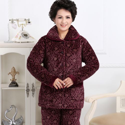 Pyjama pour femme en Polyester à manches longues - Ref 2995953