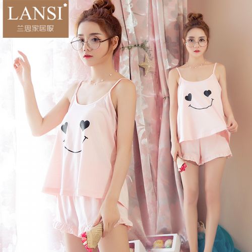Pyjama pour femme en Coton à sling - Ref 2995963