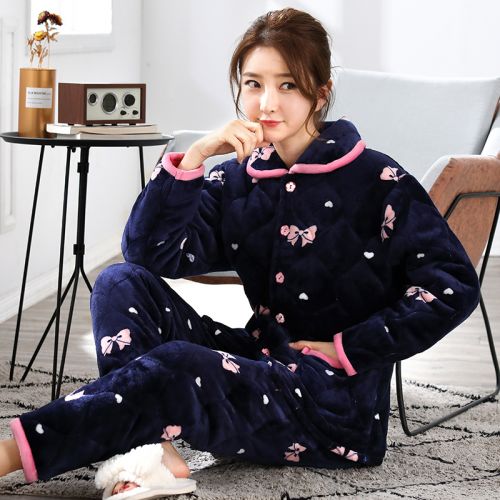 Pyjama pour femme en Polyester à manches longues - Ref 2995983