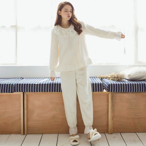 Pyjama pour femme en Polyester à manches longues - Ref 2995989