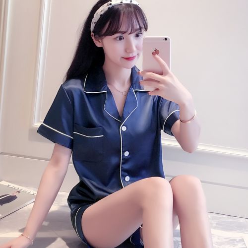 Pyjama pour femme en Polyester à manche courte - Ref 2995994