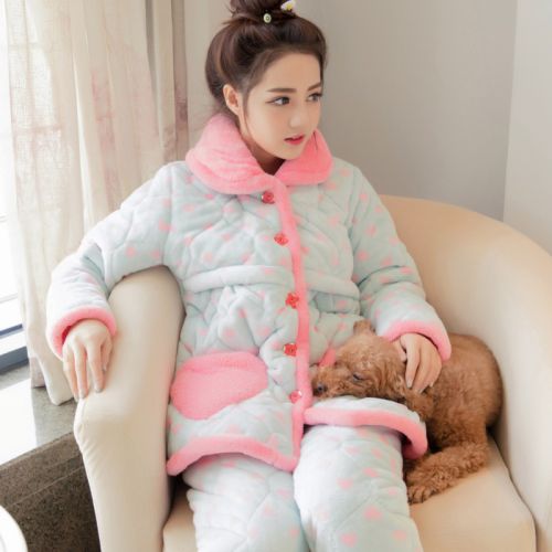 Pyjama pour femme BOAI ENFANTS en Polyester à manches longues - Ref 2996049