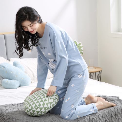 Pyjama pour femme en Coton à manches longues - Ref 2996053