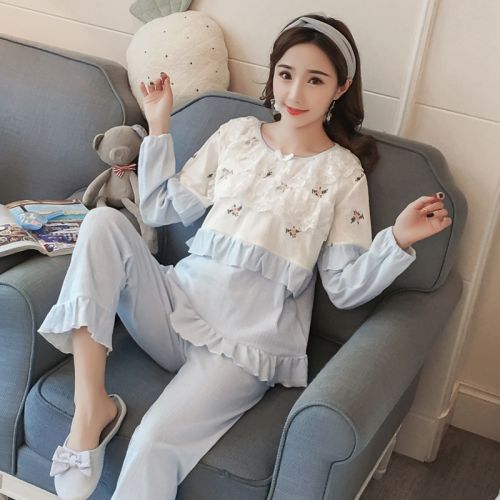 Pyjama pour femme en Coton à manches longues - Ref 2996057
