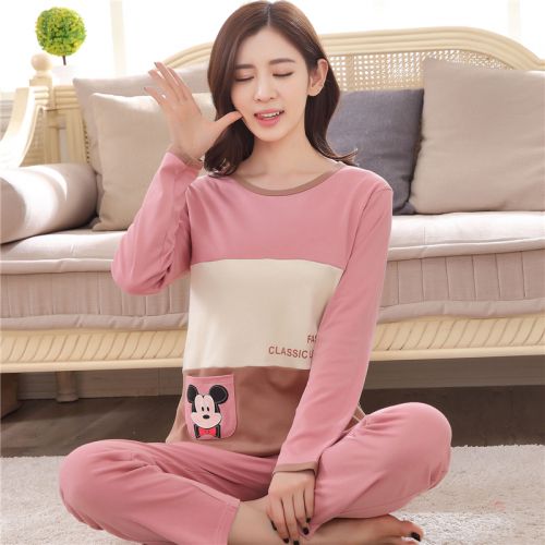 Pyjama pour femme en Coton à manches longues - Ref 2996059