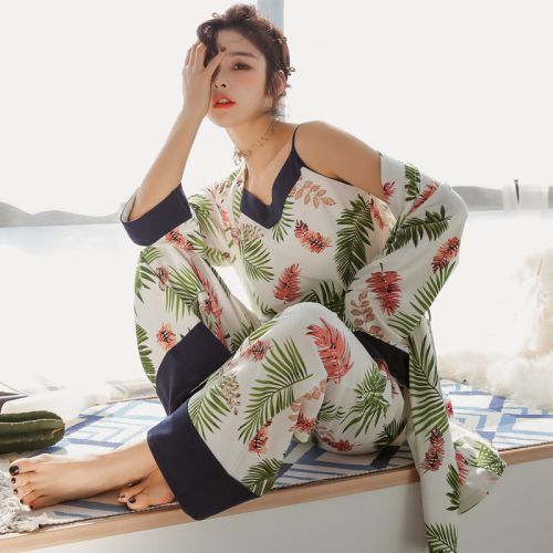 Pyjama pour femme en Coton à manches - Ref 2996061