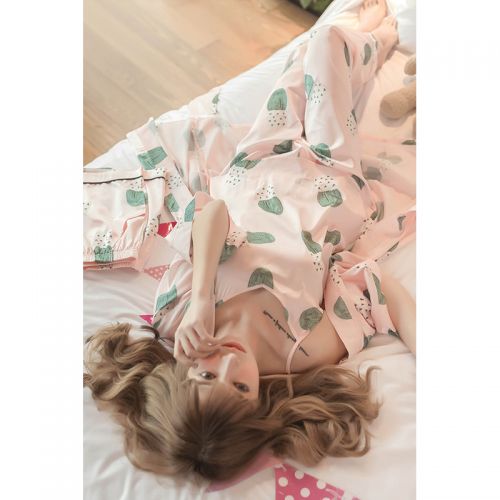 Pyjama pour femme en Soie de glace à sling - Ref 2996073