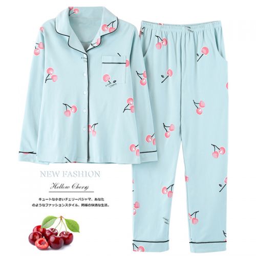 Pyjama pour femme MONGLXIRL SERIE DE REVE en Coton à manches longues - Ref 2996086
