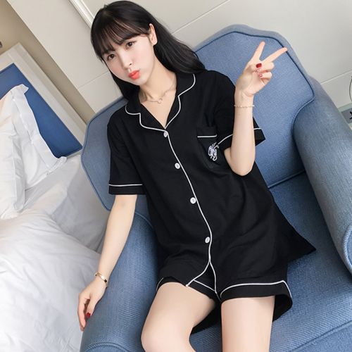 Pyjama pour femme en Coton à manche courte - Ref 2996138