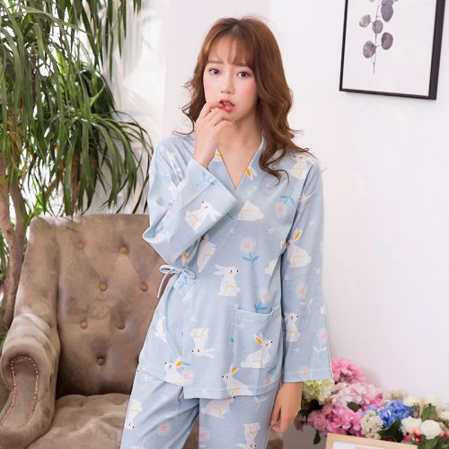 Pyjama pour femme en Coton à manches longues - Ref 2996142