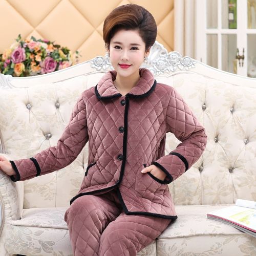 Pyjama pour femme en Coton à manches longues - Ref 2996143