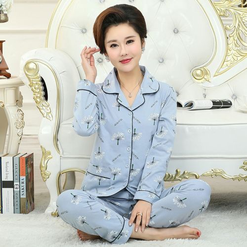 Pyjama pour femme en Coton à manches longues - Ref 2996147