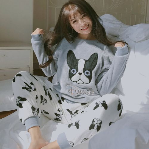 Pyjama pour femme en Polyester à manches longues - Ref 2996168