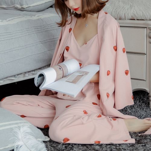 Pyjama pour femme en Coton à manches - Ref 2996173