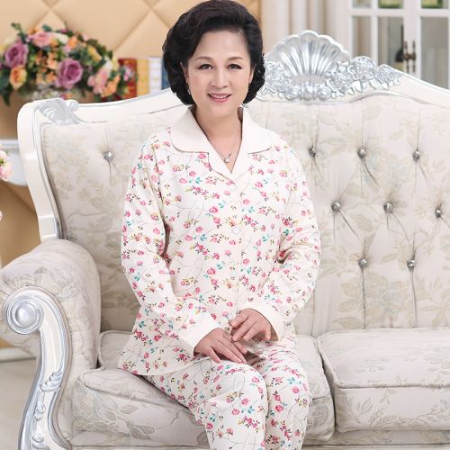 Pyjama pour femme en Polyester à manches longues - Ref 2996201