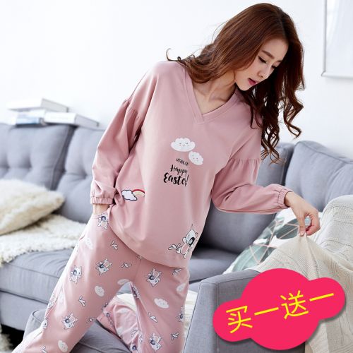 Pyjama pour femme en Coton à manches longues - Ref 2996224