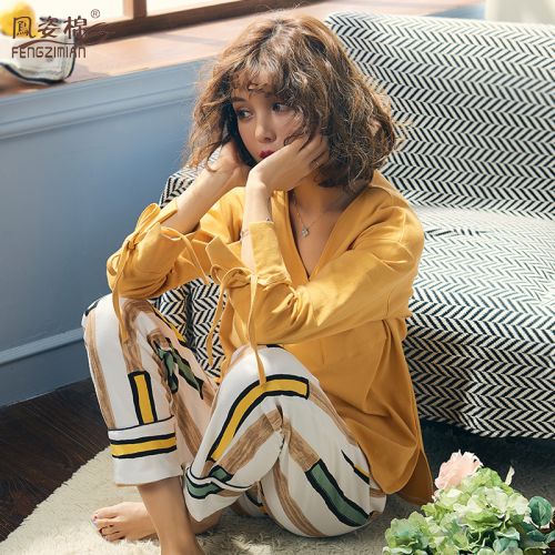 Pyjama pour femme en Coton à manches longues - Ref 2996231