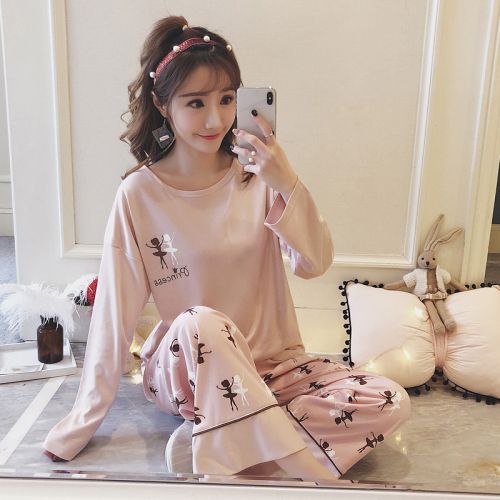Pyjama pour femme en Coton à manches longues - Ref 2996240