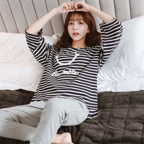 Pyjama pour femme BEATIE GABETE en Coton à manches - Ref 2996249