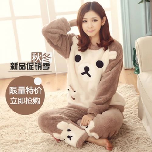 Pyjama pour femme en Coton à manches longues - Ref 2996256