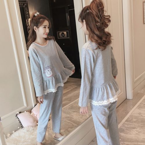 Pyjama pour femme en Coton à manches longues - Ref 2996265