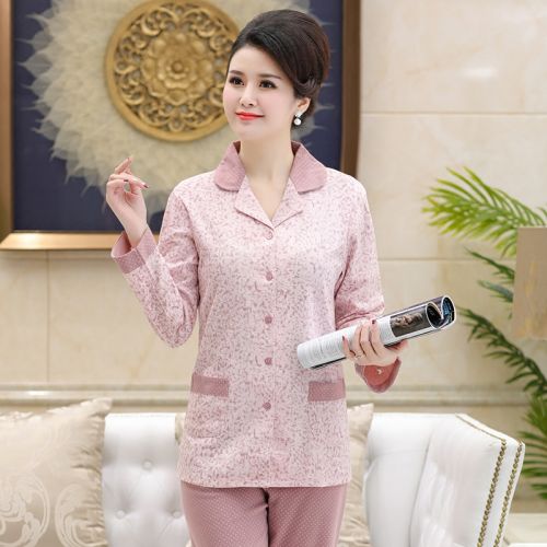 Pyjama pour femme en Coton à manches longues - Ref 2996267