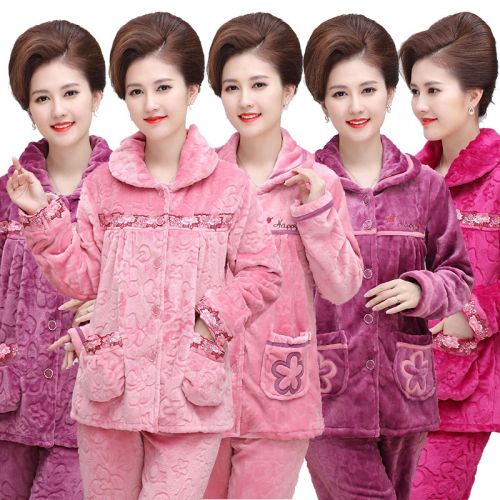 Pyjama pour femme en Polyester à manches longues - Ref 2996269