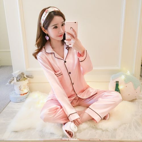 Pyjama pour femme en Polyester à manches longues - Ref 2996276