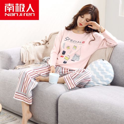 Pyjama pour femme en Coton à manches longues - Ref 2996283