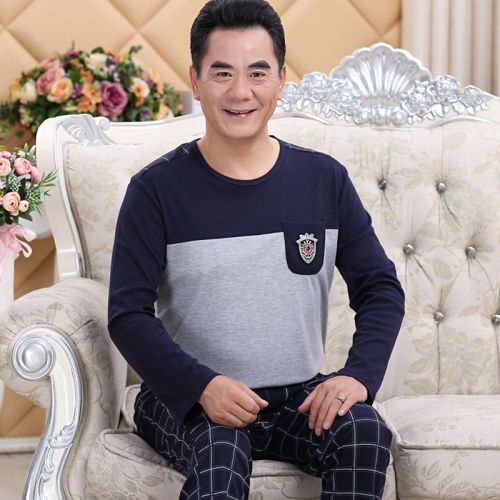 Pyjama pour femme HENNICKI en Coton à manches longues - Ref 2996297