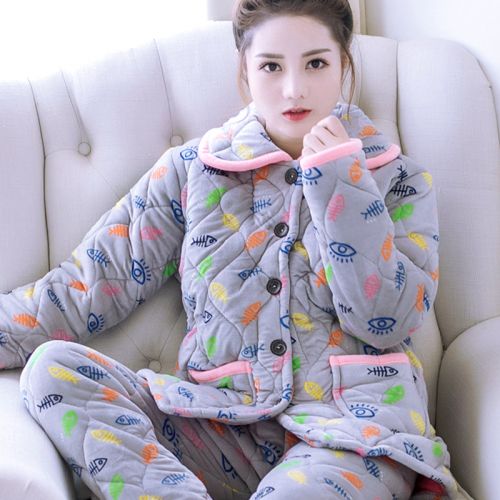 Pyjama pour femme CDMP en Polyester à manches longues - Ref 2996306