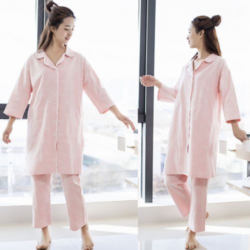 Pyjama pour femme en Coton à manches longues - Ref 2996329