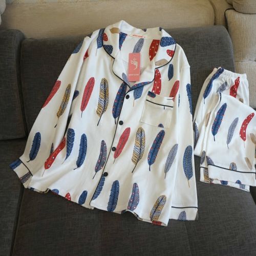 Pyjama pour femme en Coton à manches longues - Ref 2996332