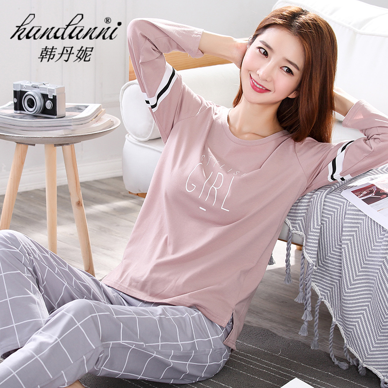 Pyjama pour femme en Coton à manches longues - Ref 2996344