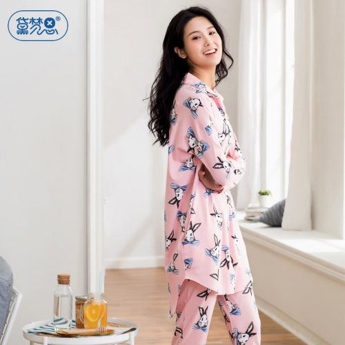Pyjama pour femme DAMOS LOVE en Coton à manches longues - Ref 2996347