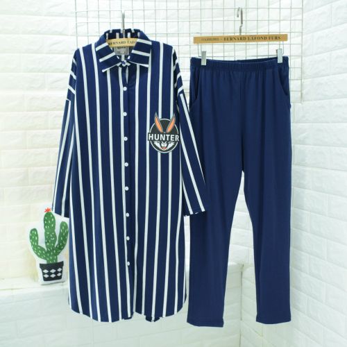 Pyjama pour femme en Coton à manches longues - Ref 2996391