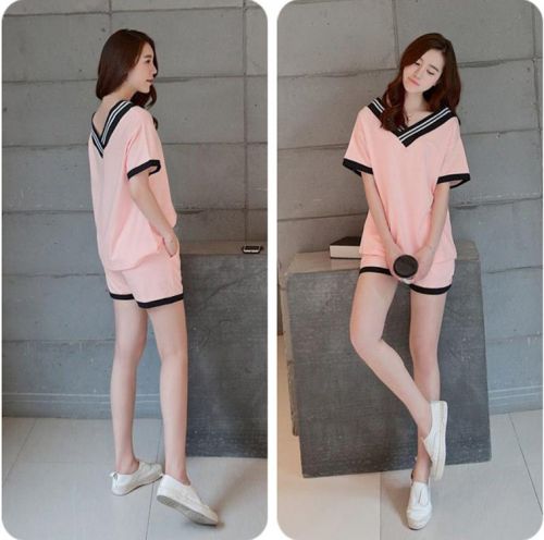 Pyjama pour femme en Polyester à manche courte - Ref 2996478