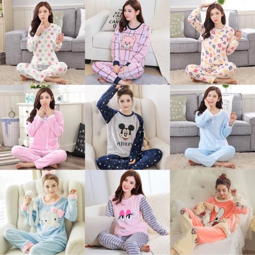 Pyjama pour femme à manches longues - Ref 2996498