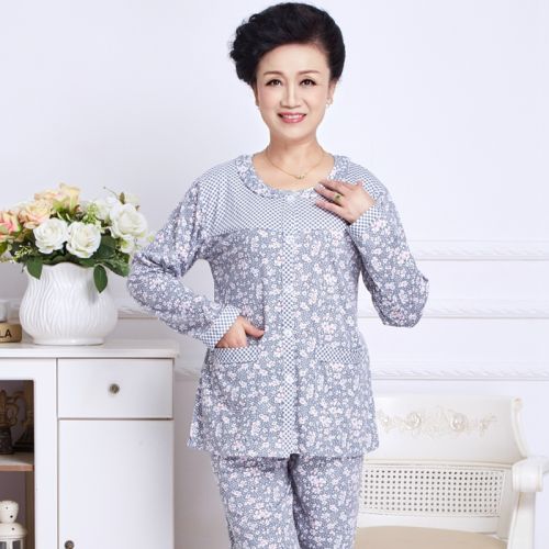 Pyjama pour femme en Coton à manches longues - Ref 2996514