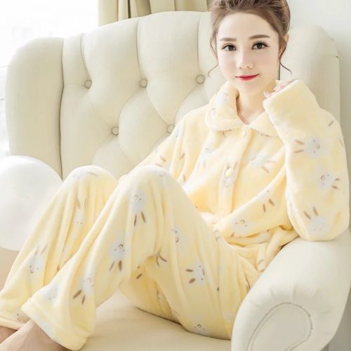 Pyjama pour femme en Polyester à manches longues - Ref 2996586