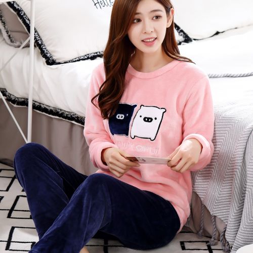 Pyjama pour femme en Polyester à manches longues - Ref 2996623