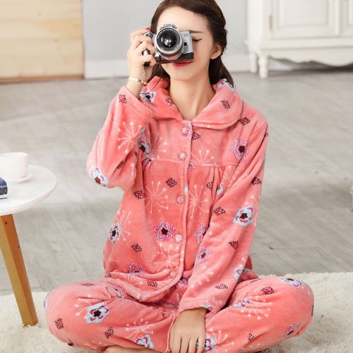 Pyjama pour femme à manches longues - Ref 2996643