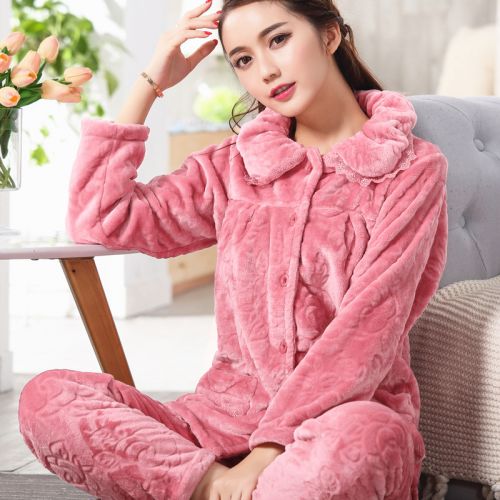 Pyjama pour femme à manches longues - Ref 2996656