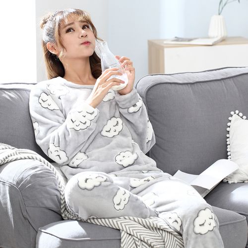 Pyjama pour femme à manches longues - Ref 2996661
