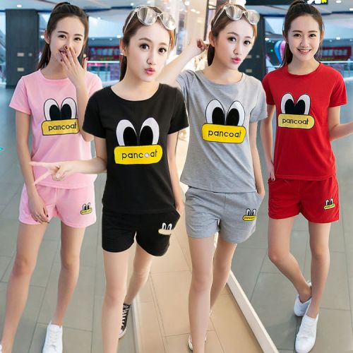 Pyjama pour femme en Coton à manche courte - Ref 2996668