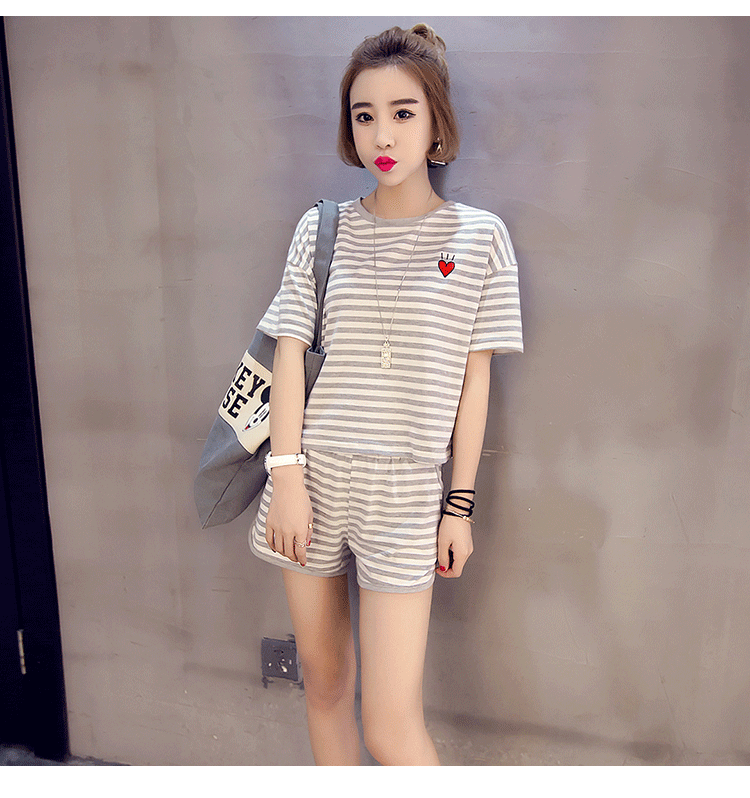 Pyjama pour femme en Coton à manche courte - Ref 2996739