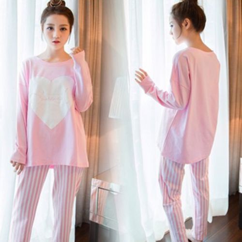 Pyjama pour femme en Coton à manches longues - Ref 2996839