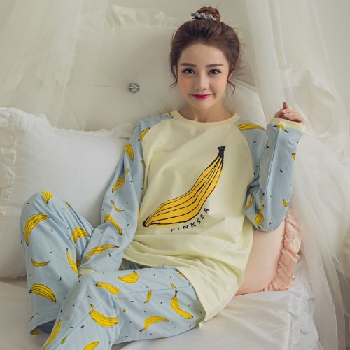 Pyjama pour femme en Coton à manches longues - Ref 2996859