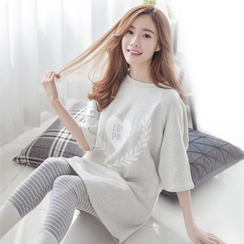 Pyjama pour femme en Coton à manches longues - Ref 2996865